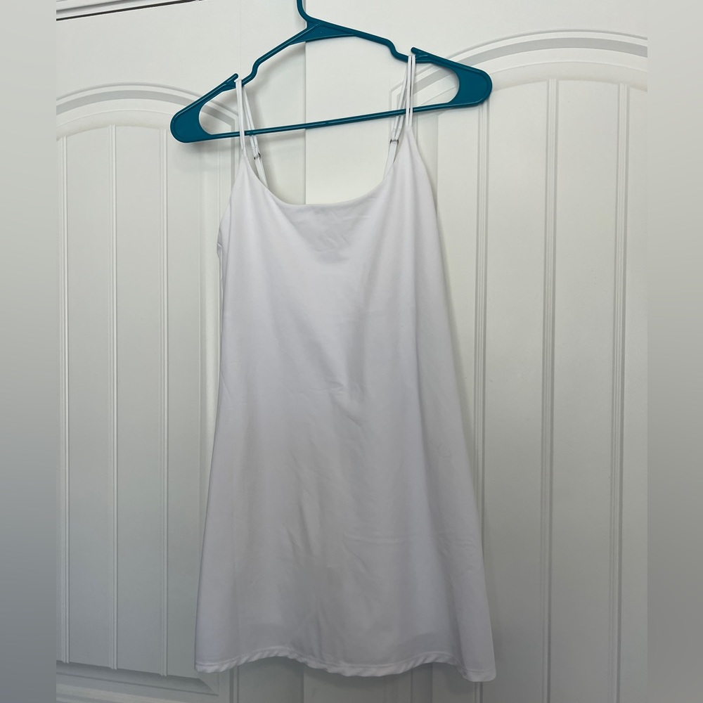Abercrombie & Fitch Traveler Mini Dress in Bright White